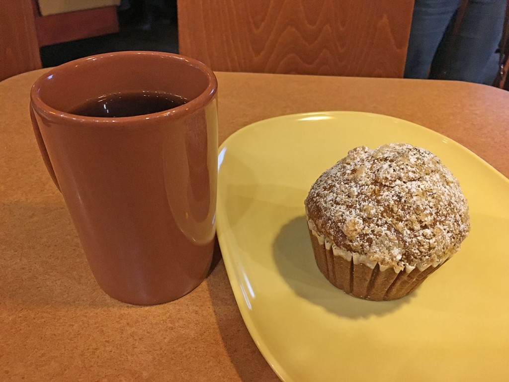 Panera Bread Pumpkin Muffin & Hazelnut Coffee 5 O'Clock Coffee Club
