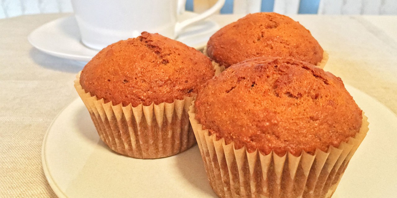 Agave-Sweetened Carrot Muffins