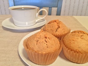 Peanut Butter Cookie Muffins with Coffee