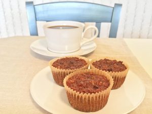 Flourless Morning Glory Muffins and Coffee