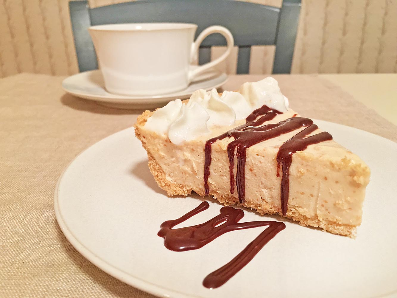 Peanut Butter Pie and Coffee