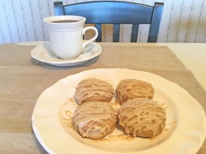 Chai Tea Mini Biscuits with Coffee