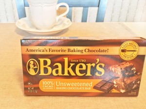 Bakers Unsweetened Chocolate Bar