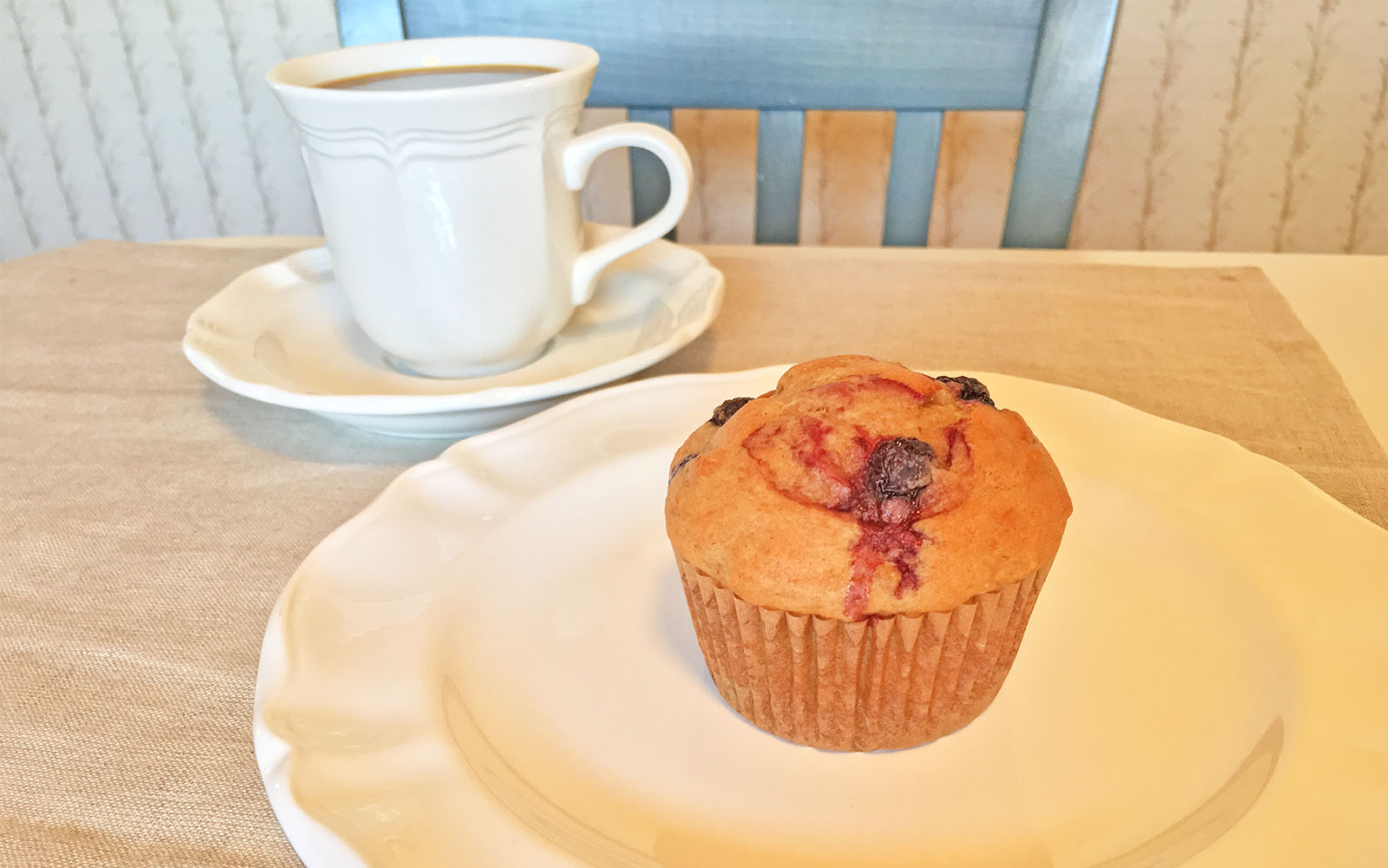 Banana-Blueberry Muffins | 5 O'Clock Coffee Club