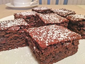 Chocolate Gingerbread Bars with Frosting