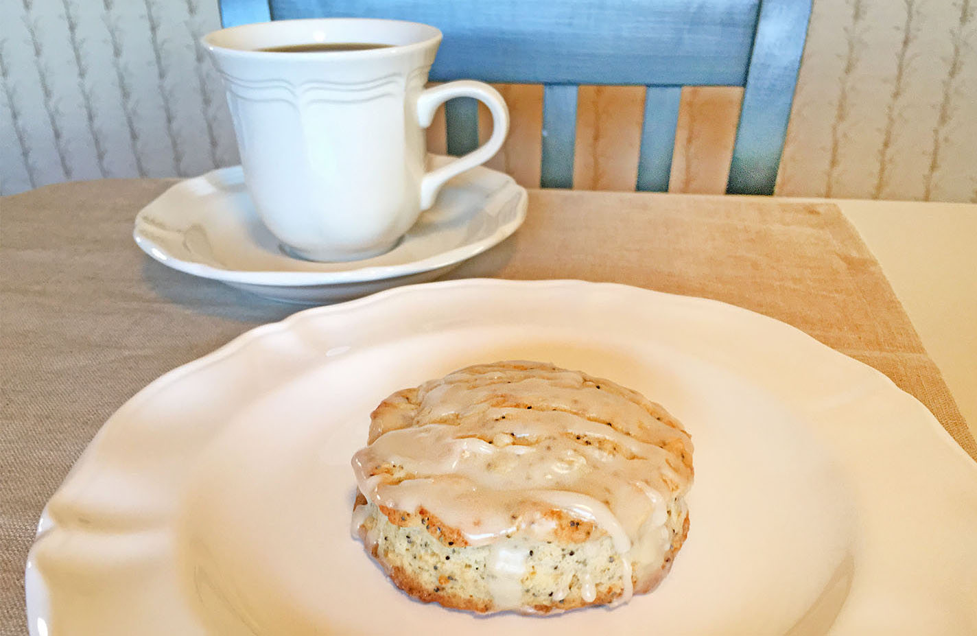Lemon-Poppy Seed Scones | 5 O'Clock Coffee Club