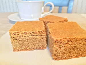 Peanut Butter Bars with Coffee