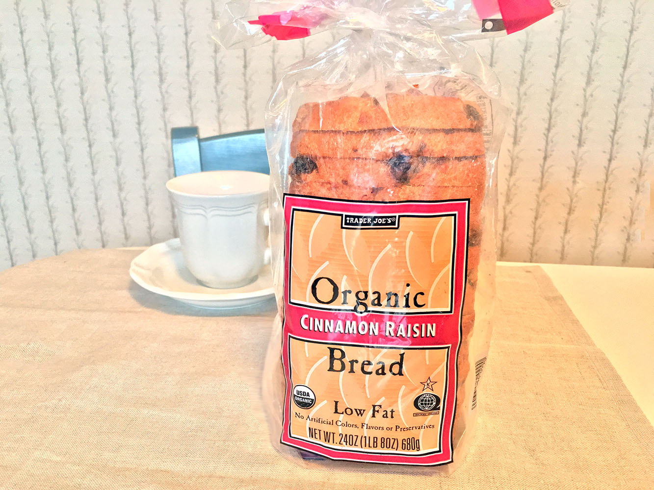 Trader Joes Organic Cinnamon Bread