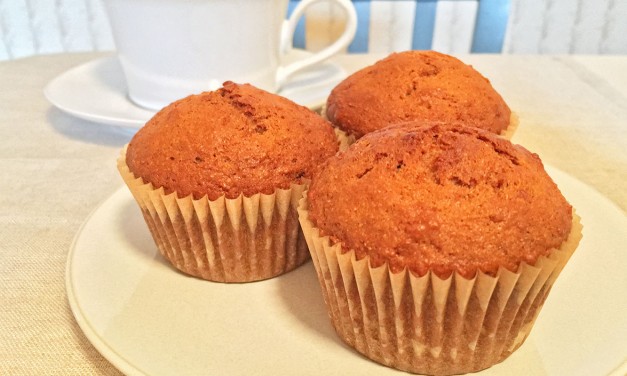 Agave-Sweetened Carrot Muffins