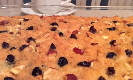 Creole Bread Pudding with Bourbon Sauce