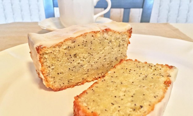 Lemon-Poppy-Seed Pound Cake with Lemon Glaze