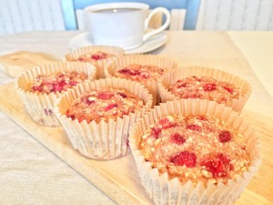 Strawberry Banana Blender Muffins