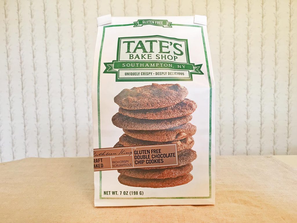 Tate's Gluten Free Double Chocolate Chip Cookies Box
