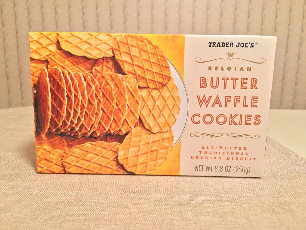Trader Joe's Belgian Butter Waffle Cookies Box