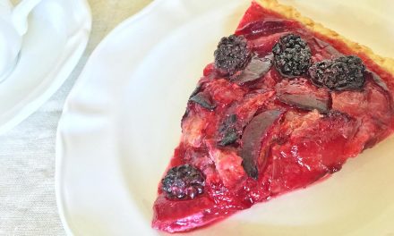Emma’s Plum-tastic Raspberry-Plum Tart